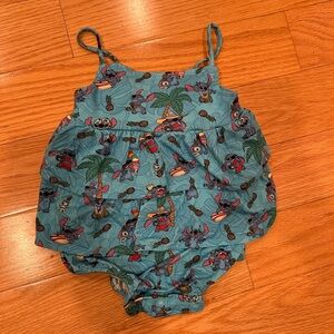 Posh Peanut Disney Stitch Bubble Romper